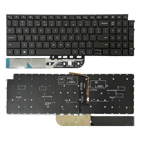 [Ny] US Version Baggrundsbelyst Laptop Tastatur