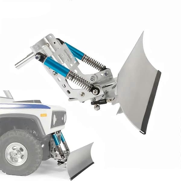 Justerbart sneskraberblad i aluminium til 1/10 RC Crawler Axial