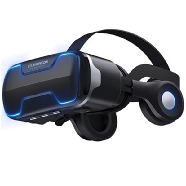 Shinecon G02ED Anti-Blue Ray VR Headset med ANC - 4.7-6 - Svart Svart