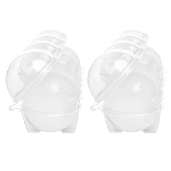 1/2 / 4PCS 4 Cavity Whisky Ice Cube Maker mögel sfär mögel 2PCS