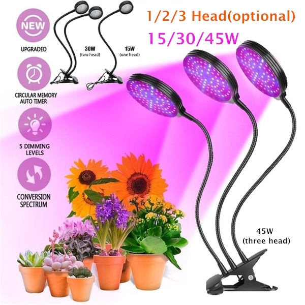 Kop 1 2 3 Led Lampor For Vaxande Lampor Vaxtljus Auto Timing Funktion Fyndiq