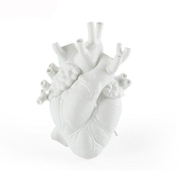 Hjärta vas harts prydnader Hem kreativ blomkruka prydnad White 7924 | White  | Fyndiq