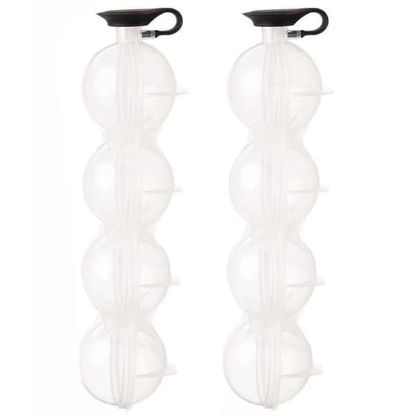 1/2 / 4PCS 4 Cavity Whisky Ice Cube Maker mögel sfär mögel 2PCS