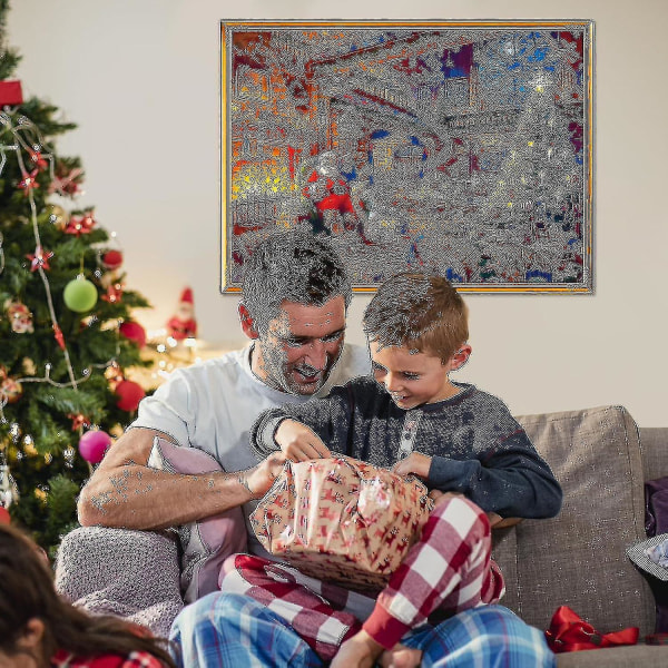 Pussel adventskalender 2023, 1008 pusselbitar 24 dagars julnedräkning adventskalendrar, julklappsidé för barn Vuxen null none