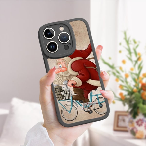 Lyft upp din iPhones stilspel med detta minimalistiska och stötsäkra TPU- phone case med en elegant tecknad design red iphone12