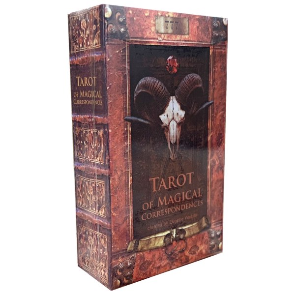 Oracle Tarot-kort med magiska korrespondenser spådomskort