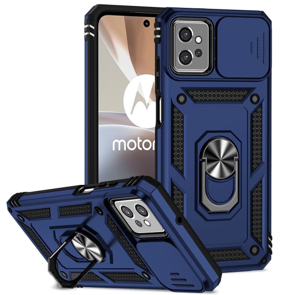Case för Motorola Moto G32 4G, Slide Camera Protector Cover med metallring Stativ null none