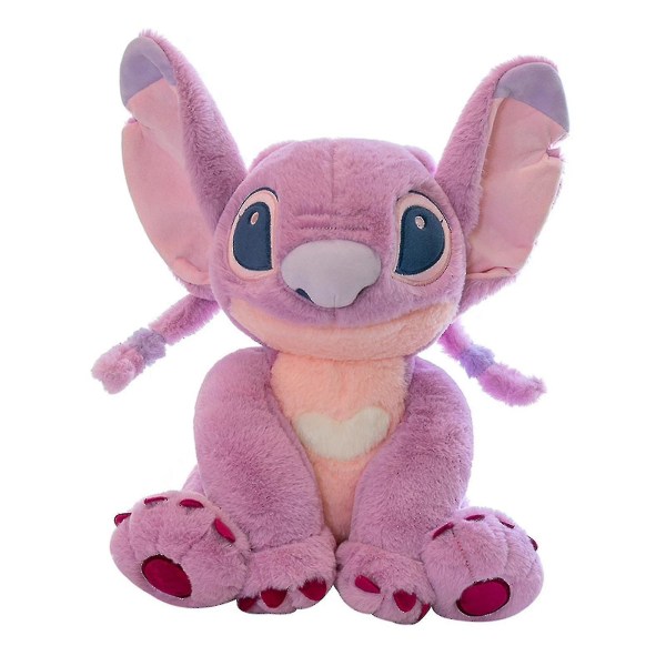 Lilo Stitch Bean Angel Plysch Lila Mjukdjur Plyschleksak För Tjej 45cm