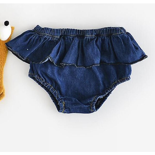 Bedårande Baby Boy Shorts Sommar Casual Denim Korta Byxor För Toddler Flickor Fickor Design Kläder Barn Jeans Byxor 0-24m Z 18 to 24 Months 100 100