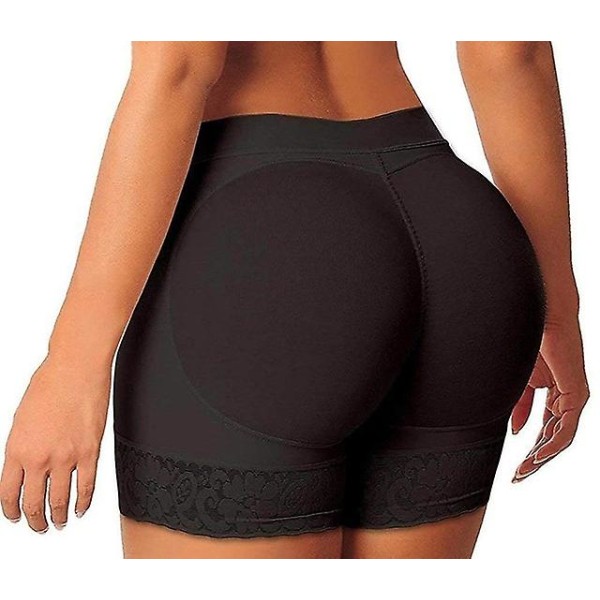 Kvinnor Butt Lifter Trosa Fake Butt Body Shaper Vadderade underkläder Lady Lift Bum Hög midja Magkontroll Höft Trosor Z XXL Beige