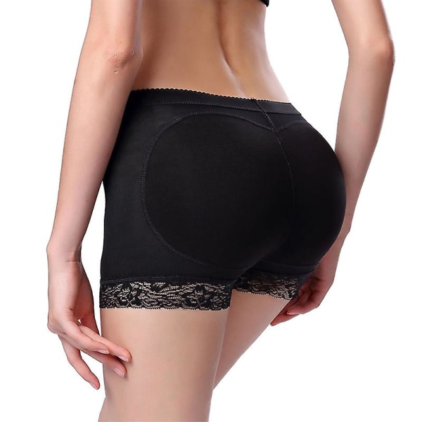Kvinnor Butt Lifter Trosa Fake Butt Body Shaper Vadderade underkläder Lady Lift Bum Hög midja Magkontroll Höft Trosor Z XXL Beige