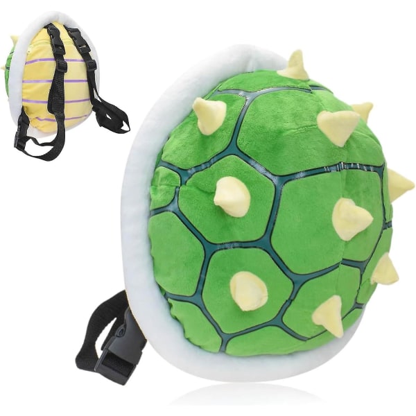 Grön Koopa Troopa Ryggsäck Sköldpaddsskal Grön mjuka tecknade leksaker, 100 % nytt null none