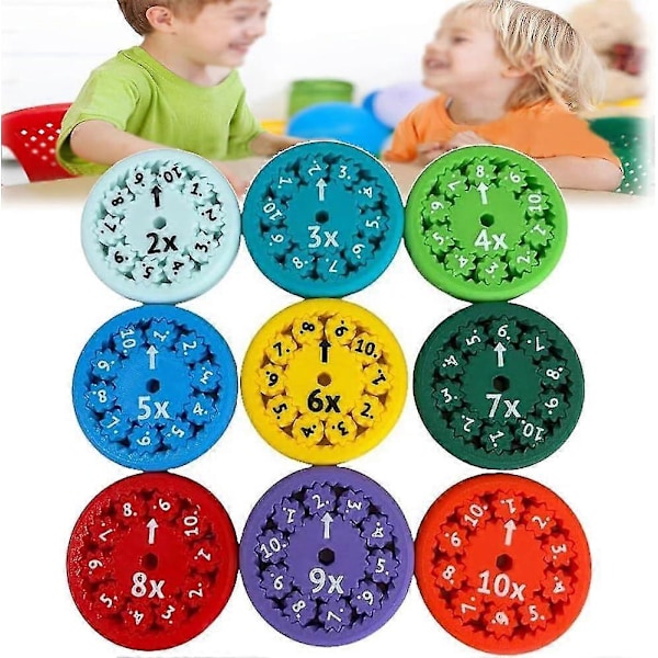 Matte-snurror för matematik, Mattefakta-snurror, Nummer-snurror, Runda Matte-snurror Räkneleksaker Tidig Utbildning