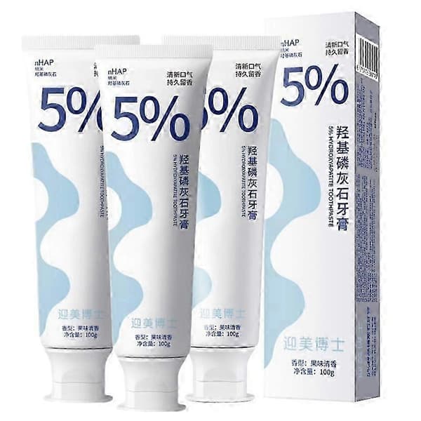 3X Ny Nano Hydroxyapatit Tandkräm