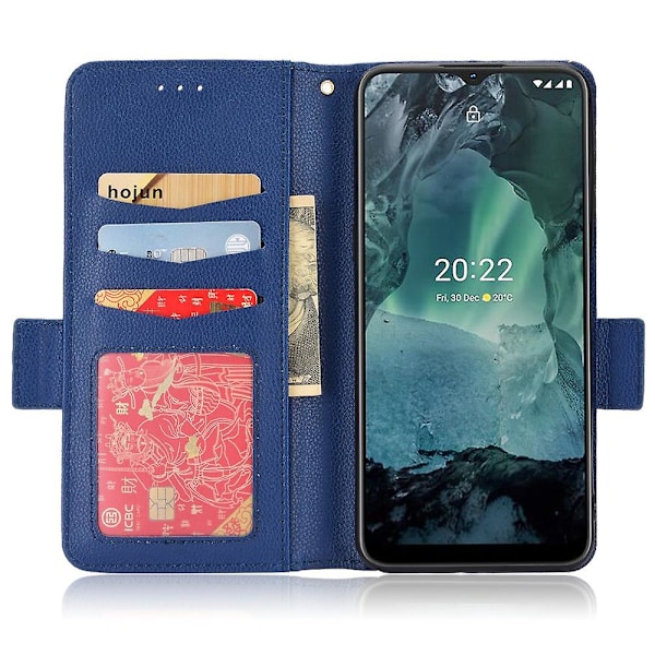 For Nokia G11/G21 PU Læder All-round Stødsikkert Smartphone Etui Skal Anti-drop Tegnebog Cover