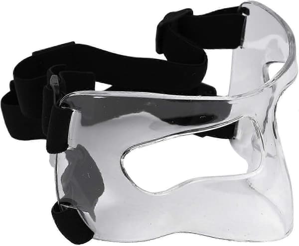 Nesebeskytter for brukket nese 5,91x3,54 tommer Justerbart ansiktsskjold med puter Nese