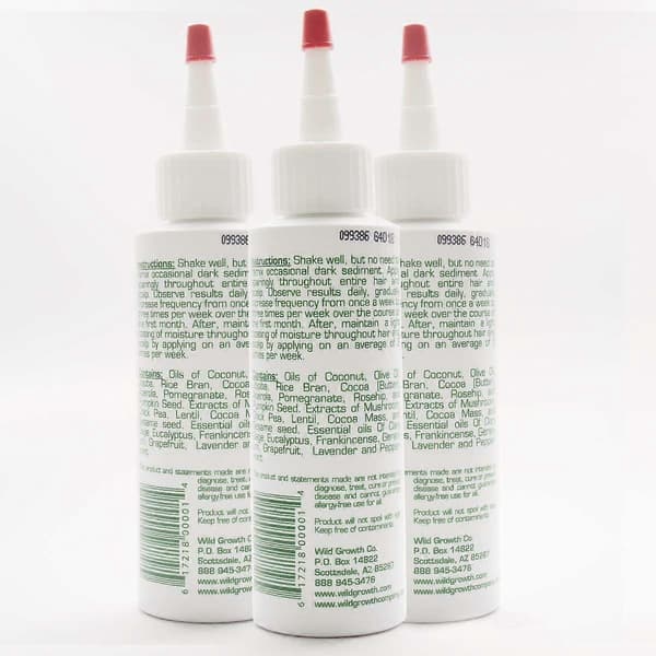 Wild Growth Hårolje 3 stk x 4 oz
