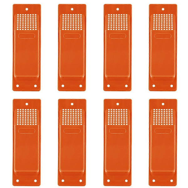 8 stk. Luftventilationskit til Fragtcontainere, Hårdt Brug, Tilbehør til Fragtcontainere, Luftcirkulationssæt, Orange