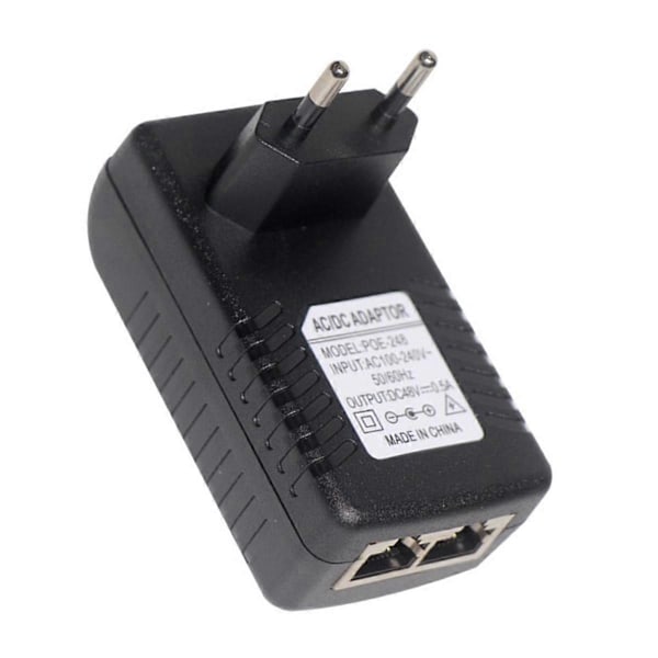 POE-injektor för CCTV IP-kamera Strömförsörjning Ethernet-adapter POE-strömadapter för IPC-kamera DC24