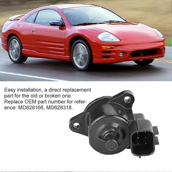 Laadukas auton tyhjäkäynnin ilmansäätöventtiili sopii MITSUBISHI Eclipse 2000-2005 MD628166