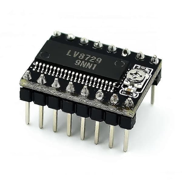 3D Printer Board Dele Lv8729 Driver 128 Høj Underinddeling Moduler Med Køleplade-dt