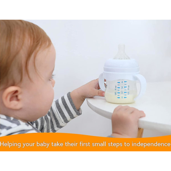 Sutteflaskehåndtag til Philips Avent Natural sutteflasker, kompatibel Avent flaskeholder til baby, 2 Count