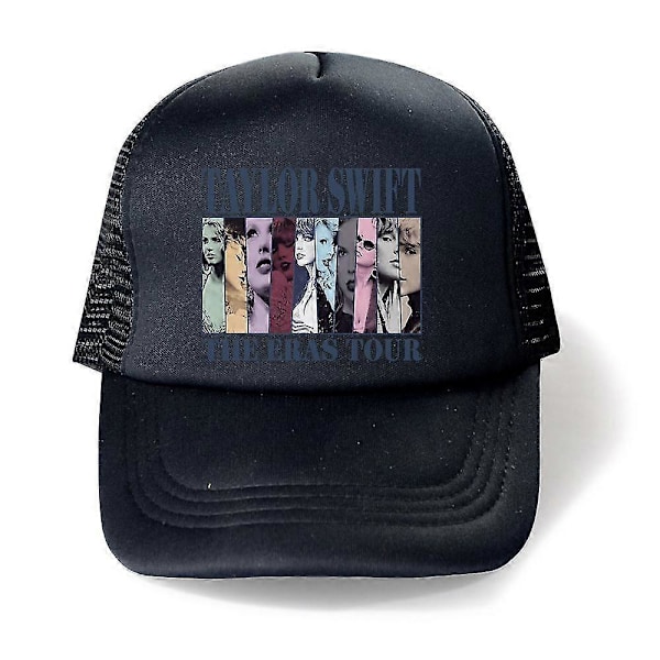Børnehatte til drenge og piger inspireret af Taylor Swift - Halv Mesh Snapback Trucker Cap - Sommer Baseball Hat - Justerbar - Gave