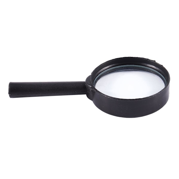 Håndholdt Sort Plastikramme 40mm Linse 3X Forstørrelsesglas
