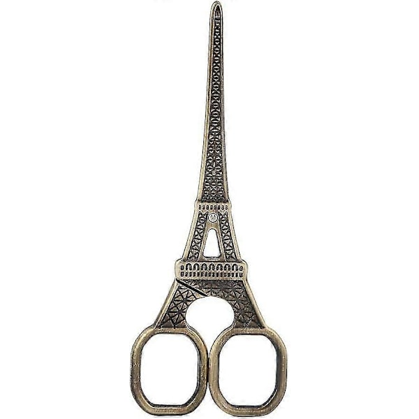 Saks, DIY Mode Eiffel Tower Form Rustfrit Stål Sy Saks Mini Vintage Kommode Embr