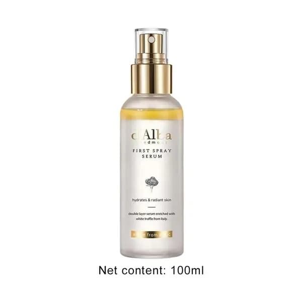 d'Alba White Truffle Essence Spray Lett Ansiktsfuktighetskrem ~ whiteA 100ml 2pcs