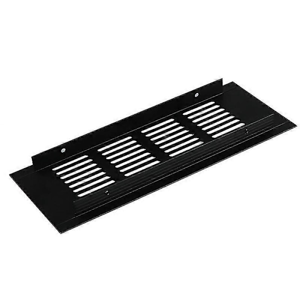 Ventilationsgitterdæksel, Aluminiumlegering Ventilationsdæksel Sort Ventilationsdæksel Skab Ventilationsdæksel Loftventilationsdæksel Badeværelsesventilationsdæksel Luftventiler til Skab