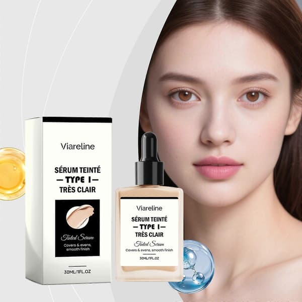 Serum Teint Natural Matte Concealer, 30ml Lett Daglig Foundation Serum