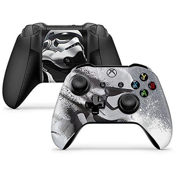 GNG 2 x Stormtrooper Controller Skins Full Wrap Vinyl Sticker kompatibel med Xbox One / S / X