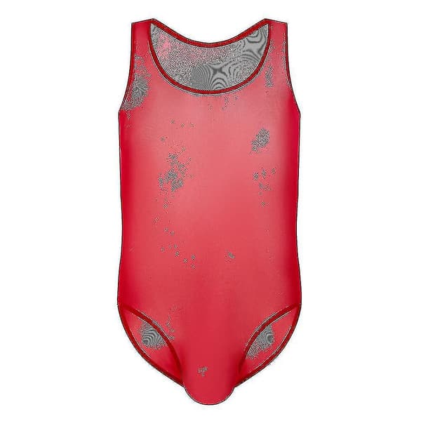 Helkroppsdräkt för män, ärmlös jumpsuit, underkläder