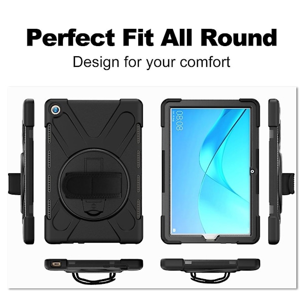 Färgglatt Silikon + PC-fodral för Huawei MediaPad M5 10.8