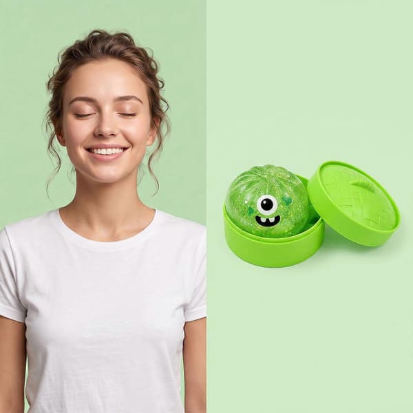 Maltos Vit Spökbulle Squishy Leksak för Halloween white