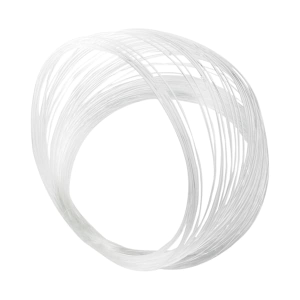 Nylonfiskesnöre 0,80 mm rulle diameter 33 m lång, vit
