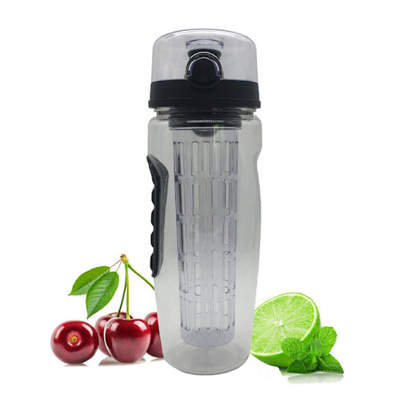 Hedelmällä maustettu vesipullo 32 oz Kestävä, suuri - BPA-vapaa Tritan, kääntökansi, vuodotön muotoilu - Urheilu, leirintä