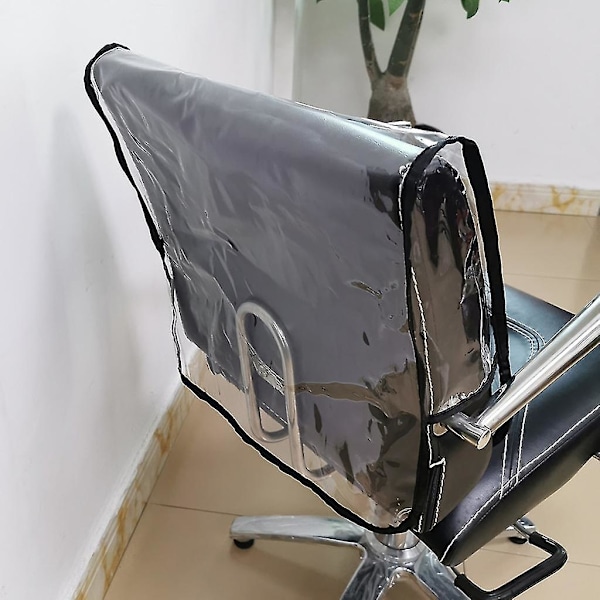 Salong Spa Professionell Plast Transparenta Skydd Barbera Skönhetssalong Stol Skyddande Överdrag Frisörstol Ryggöverdrag