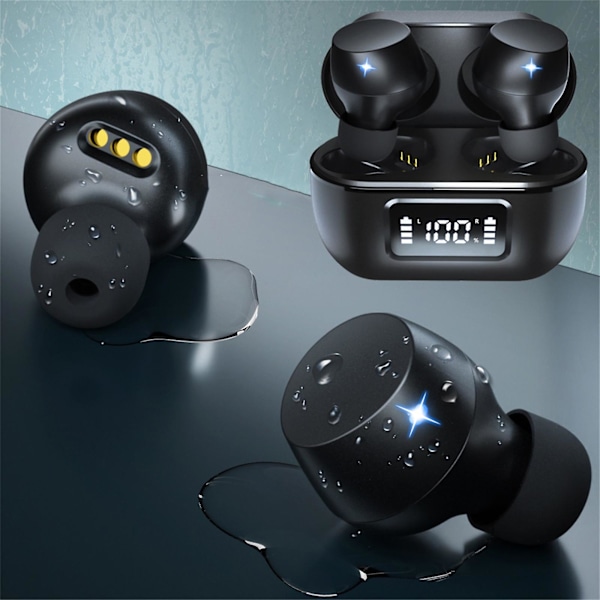 Hovedtelefoner Bluetooth In Ear Bluetooth-øretelefoner Dual Mode 5.3 Øretelefoner Ultra Lang Batterilevetid Digitalt Display Musik Bluetooth-øretelefoner Udsalg Pr