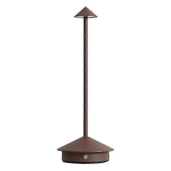 Alumiininen himmennettävä LED-pöytälamppu IP54-suojauksella sisä- ja ulkokäyttöön, pistokkeella, korkeus 29 cm, EU-pistoke