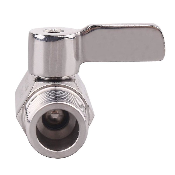 316 Rustfritt Stål Mini Kuleventil (1/2 Tomme Hunn X Hane) NPT-Gjenget, Vannstrømsregulatorhode C