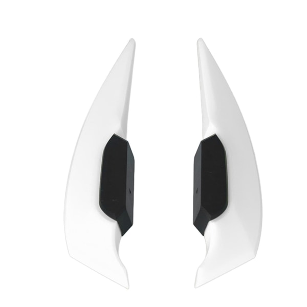 1 Par Motorsykkel Sidevingel Aerodynamisk Ving Spoiler Universal For Motorsykkel Elektriske Sykler Hvit