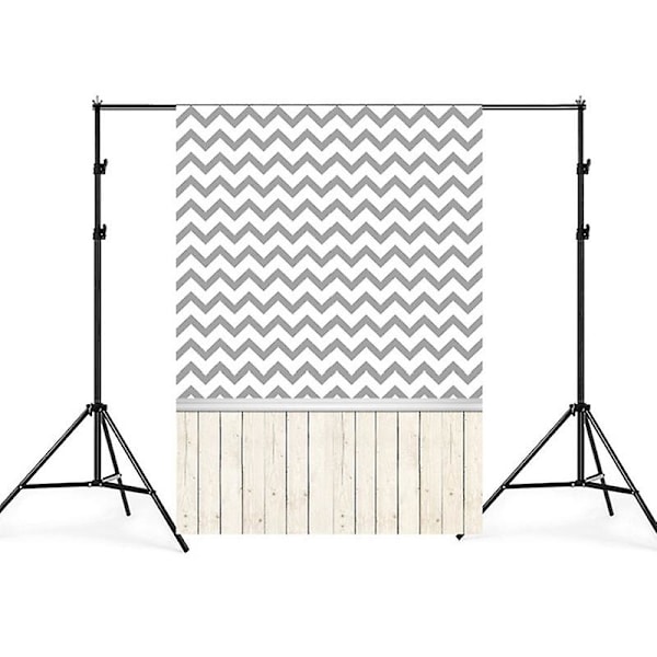 1,5m x 2,1m Bølgetekstur Baby Fotobakgrunn Stoff