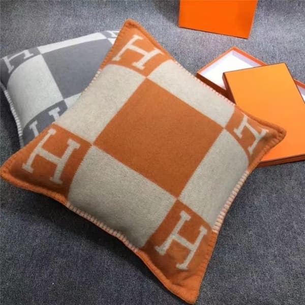45x45cm H Bokstav Ull Kashmir Kuddfodral Våningssäng Soffa Flygplan Khaki