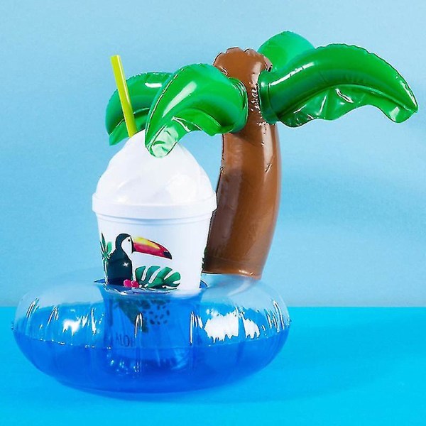 Mini Coconut Tree puhallettava juomaalustan juomakuppiteline