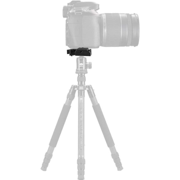Snabbkopplingsplatta 1/4'' till 3/8'' skruvadapter kompatibel  (1 styck, svart)