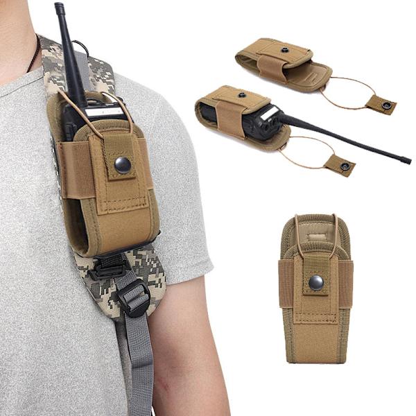 Ny utomhus walkie-talkie väska Molle tillbehörsväska sport och fritid kamouflage midjeväska