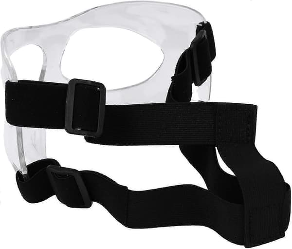 Nesebeskytter for brukket nese 5,91x3,54 tommer Justerbart ansiktsskjold med puter Nese