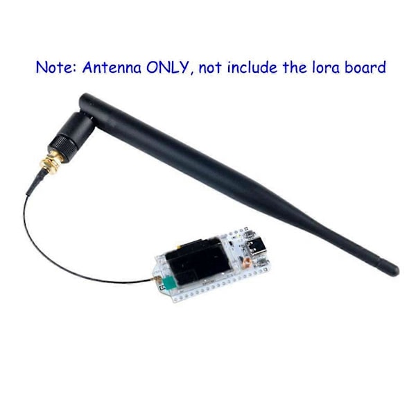 4 stk 868Mhz Antenne 5DBi SMA Hane med IPEX Forlengelseskabel Omni-retningsbestemt LoRa Antenne